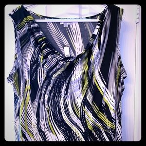 NEW Women’s Tahari 1X Sleeveless Shirt/Shell